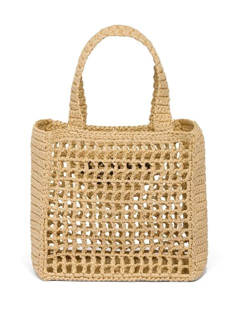 small prada raffia bag|prada small raffia tote bag.